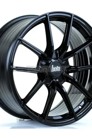 Direct From Factory BOLA FLC Alloy Wheel 18x8.5 5x120.65 ET42 To 45 72.6mm CB Gloss Black