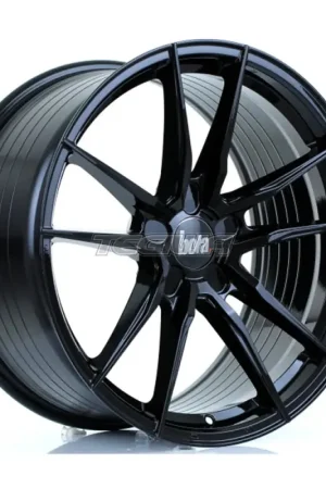 BOLA FLD Alloy Wheel 19x9.5 5x128 ET25 To 45 72.6mm CB Gloss Black Cheap