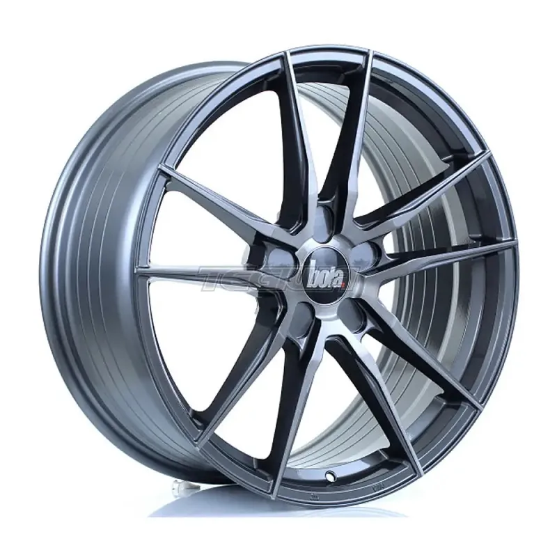 Special Offer BOLA FLD Alloy Wheel 19x8.5 5x112 ET25 To 63 72.6mm CB Titanium Brushe
