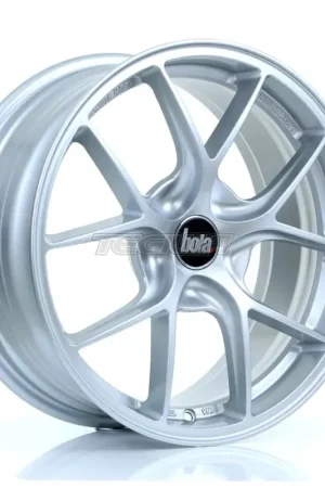 Exclusive Offer BOLA FLE Alloy Wheel 17x7.5 5x114 ET40 To 45 72.6mm CB Crystal Silver