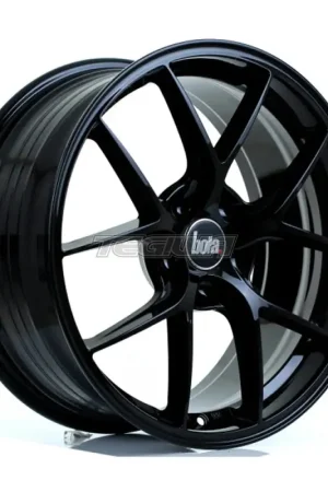 BOLA FLE Alloy Wheel 18x8 5x120.65 ET35 To 50 72.6mm CB Gloss Black Reduced Price