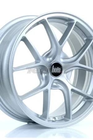 Limited Edition BOLA FLE Alloy Wheel 17x7.5 5x108 ET40 To 45 72.6mm CB Crystal Silver
