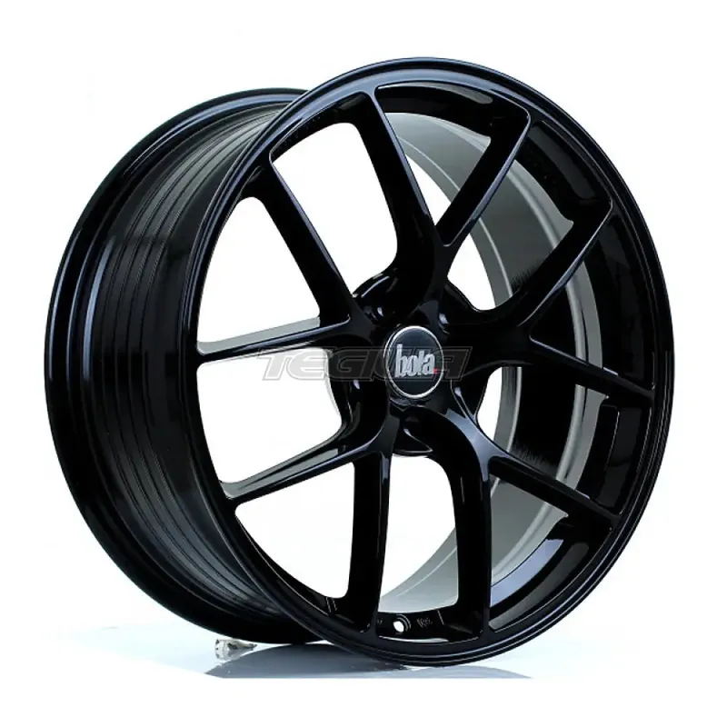 Best Price BOLA FLE Alloy Wheel 19x8.5 5x120 ET42 To 50 72.6mm CB Gloss Black