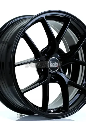 Bulk Order BOLA FLE Alloy Wheel 17x7.5 5x100 ET40 To 45 72.6mm CB Gloss Black