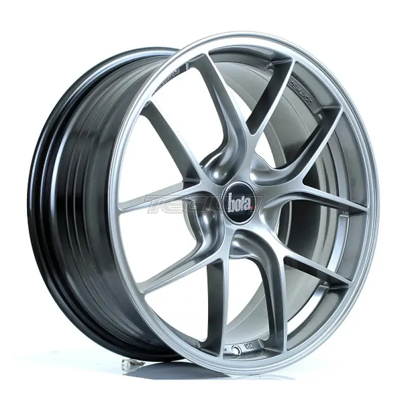 BOLA FLE Alloy Wheel 18x8 5x115 ET35 To 50 72.6mm CB Hyper Black Top Pick
