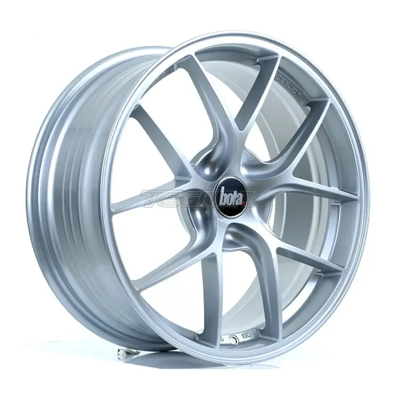 BOLA FLE Alloy Wheel 18x8 5x112 ET40 To 50 72.6mm CB Silver Affordable