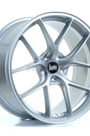 BOLA FLE Alloy Wheel 19x9.5 5x120.65 ET42 To 49 72.6mm CB Crystal Silv Seasonal Sale