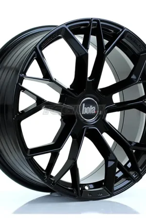 BOLA FLF Alloy Wheel 18x8 5x100 ET40 To 50 72.6mm CB Gloss Black Free Returns