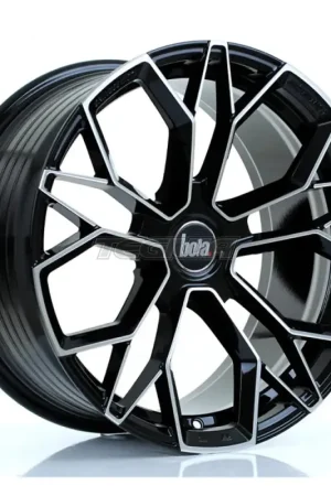 BOLA FLF Alloy Wheel 18x9 5x100 ET42 To 50 72.6mm CB Gloss Black Polis New Release