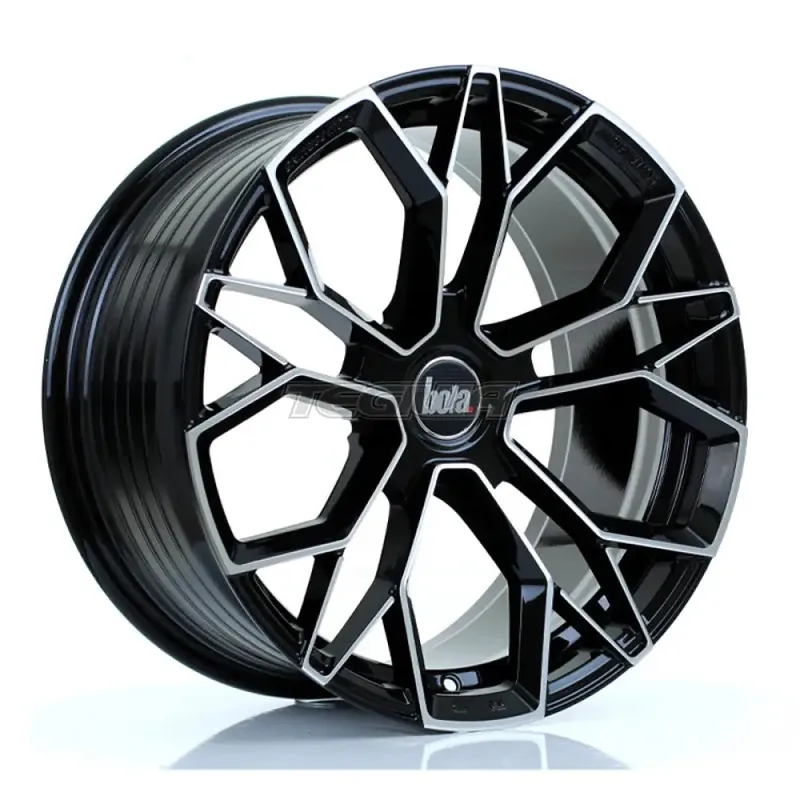 Best Choice BOLA FLF Alloy Wheel 18x9 5x115 ET42 To 50 72.6mm CB Gloss Black Polis