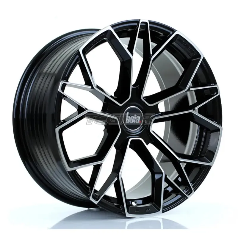 BOLA FLF Alloy Wheel 18x9 5x114 ET42 To 50 72.6mm CB Gloss Black Polis Same Day Shipping