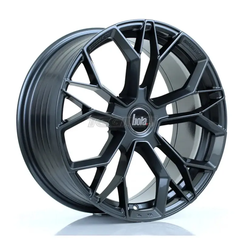 BOLA FLF Alloy Wheel 18x8 5x110 ET40 To 50 72.6mm CB Gloss Gunmetal Viral