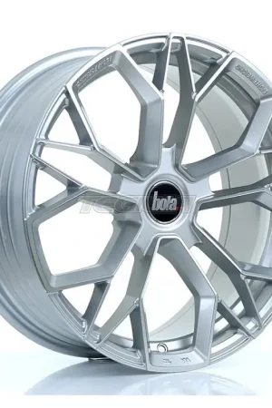 BOLA FLF Alloy Wheel 18x8 5x105 ET40 To 50 72.6mm CB Silver Polished F Limited Time