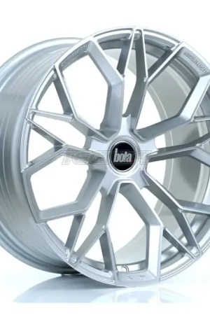 BOLA FLF Alloy Wheel 19x9.5 5x120 ET45 To 50 72.6mm CB Silver Polished Budget