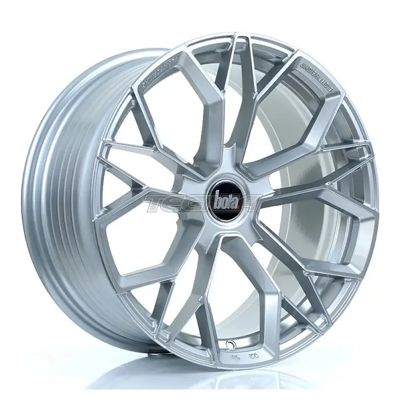 Latest BOLA FLF Alloy Wheel 18x9 5x120 ET42 To 50 72.6mm CB Silver Polished F