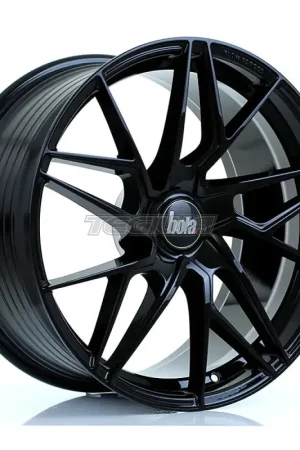 Genuine BOLA FLR Alloy Wheel 19x9.5 5x105 ET25 To 45 72.6mm CB Gloss Black