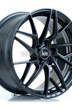 BOLA FLR Alloy Wheel 18x8.5 5x120 ET35 To 50 72.6mm CB Gloss Gunmetal High Quality