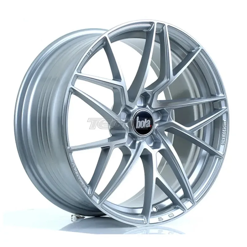 BOLA FLR Alloy Wheel 18x8.5 5x114 ET40 To 50 72.6mm CB Silver Polished Affordable