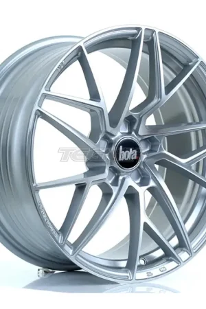 Exclusive Offer BOLA FLR Alloy Wheel 18x8.5 5x118 ET40 To 50 72.6mm CB Silver Polished