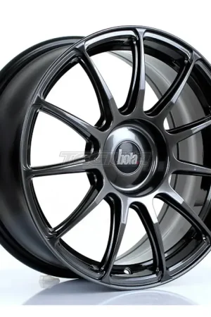 BOLA VST Alloy Wheel 17x7.5 5x114 ET40 To 45 72.6mm CB Hyper Black Today Only