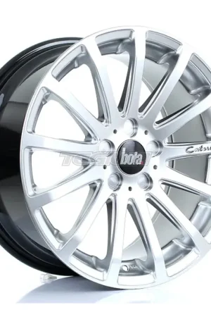 BOLA XTR Alloy Wheel 18x8.5 5x98 ET40 To 45 72.6mm CB Hyper Silver Best Choice