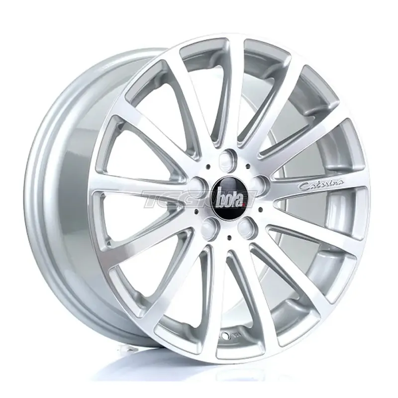 BOLA XTR Alloy Wheel 18x8.5 5x130 ET40 To 45 72.6mm CB Silver Polished Holiday Sale