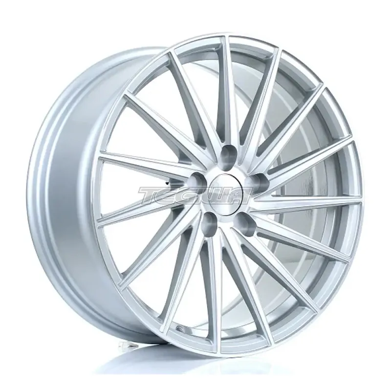 BOLA ZFR Alloy Wheel 19x8.5 5x127 ET25 To 45 72.6mm CB Silver Polished Free Delivery