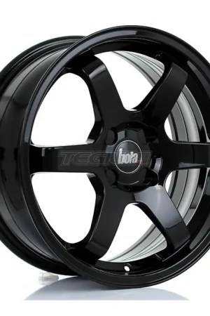 BOLA B1R Alloy Wheel 17x7.5 4x114 ET40 To 45 72.6mm CB Gloss Black Factory Price
