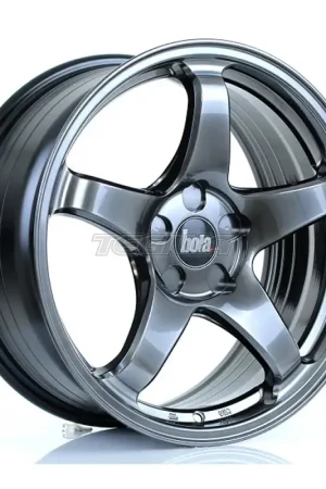 BOLA B2R Alloy Wheel 17x7.5 5x115 ET40 72.6mm CB Hyper Black Certified