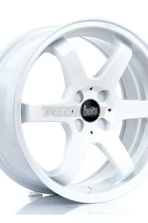 Hot Deal BOLA B1 Alloy Wheel 17x7.5 4x108 ET40 To 45 72.6mm CB White