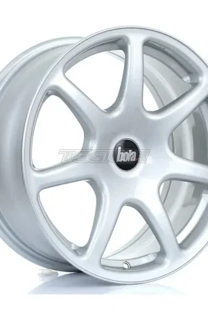BOLA B7 Alloy Wheel 17x7.5 5x98 ET30 To 45 72.6mm CB Crystal Silver Clearance