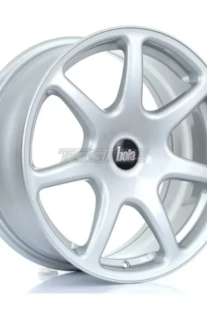 Reduced Price BOLA B7 Alloy Wheel 17x7.5 5x120.65 ET30 To 45 72.6mm CB Crystal Silve