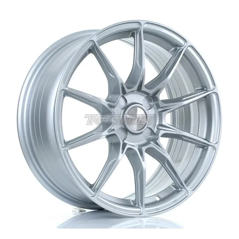 Luxury BOLA FLB Alloy Wheel 17x8 5x120 ET35 To 45 72.6mm CB Crystal Silver