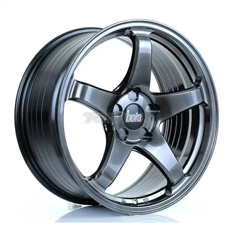 Free Delivery BOLA B2R Alloy Wheel 18x8.5 5x108 ET30 To 45 72.6mm CB Hyper Black