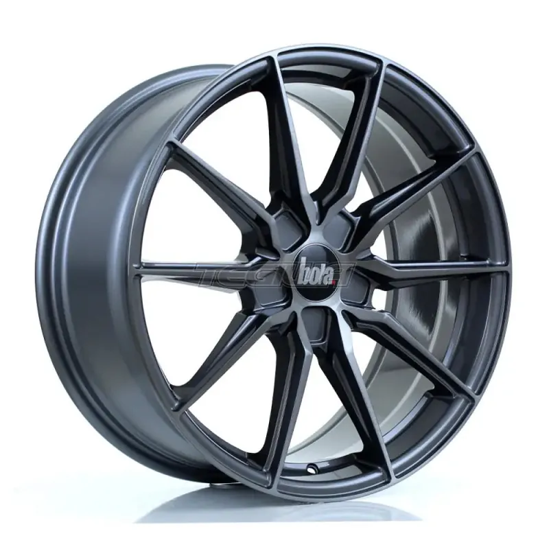 Hassle-Free Returns BOLA B16 Alloy Wheel 19x8.5 5x118 ET25 To 45 72.6mm CB Titanium