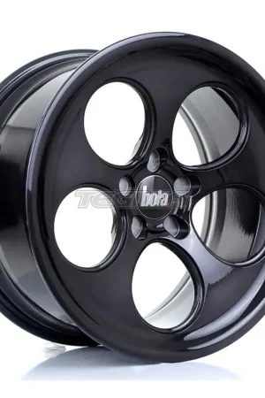 BOLA B5 Alloy Wheel 18x9.5 5x120.65 ET40 To 45 72.6mm CB Black Brushed Instant Buy