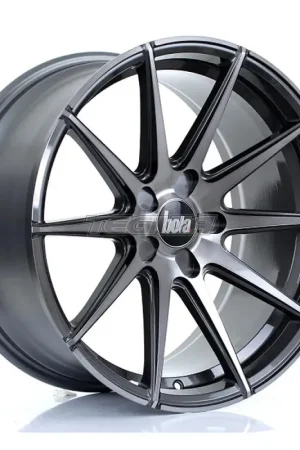 Same Day Shipping BOLA CSR Alloy Wheel 19x9.5 5x118 ET25 To 45 72.6mm CB Titanium