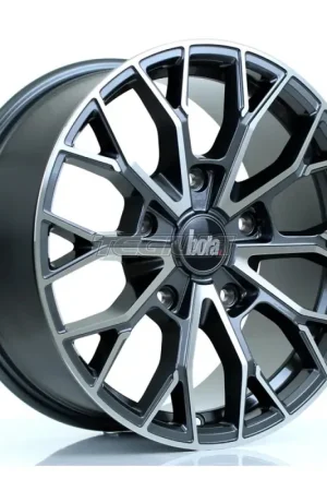 BOLA B24 Alloy Wheel 18x8 5x160 ET50 65.1mm CB Gloss Gunmetal Polished Last Chance