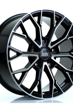 BOLA B24 Alloy Wheel 20x8.5 5x160 ET50 65.1mm CB Gloss Black Polished Limited Time
