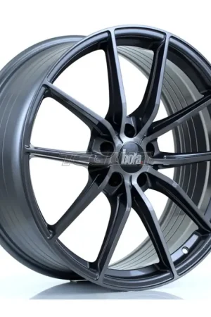 BOLA FLC Alloy Wheel 20x8.5 5x114 ET35 64.1mm CB Titanium Brushed Fresh Stock