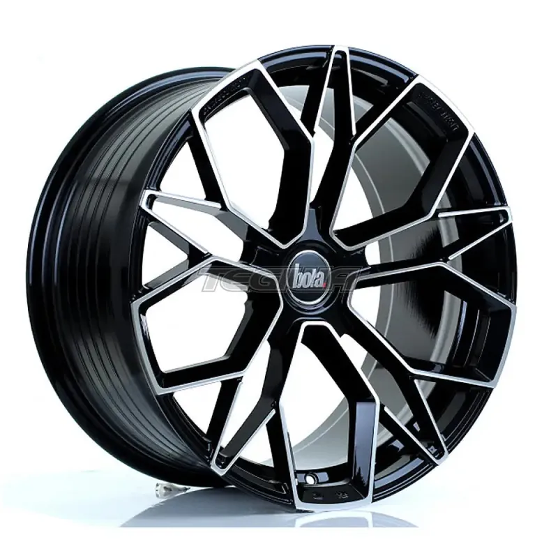 Trusted Brand BOLA FLF Alloy Wheel 19x9.5 5x120 ET35 To 50 72.6mm CB Gloss Black Pol