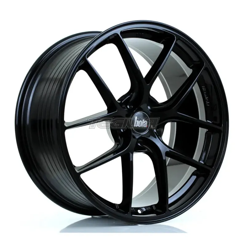 Limited Offer BOLA FLE Alloy Wheel 20x9.5 5x108 ET30 To 50 72.6mm CB Gloss Black