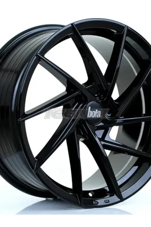 BOLA B26 Alloy Wheel 18x8 5x120 ET35 To 45 72.6mm CB Gloss Black Clearance