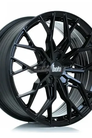 Crafted BOLA FLX Alloy Wheel 19x8.5 5x115 ET25 To 55 72.6mm CB Gloss Black