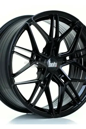 Next Day Delivery BOLA FLV Alloy Wheel 19x8.5 5x98 ET25 To 55 72.6mm CB Gloss Black
