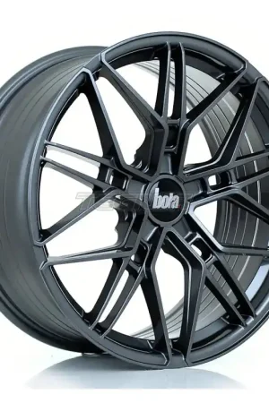 Premium BOLA FLV Alloy Wheel 19x8.5 5x105 ET25 To 55 72.6mm CB Gloss Gunmetal