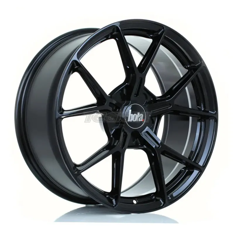 BOLA FLY Alloy Wheel 19x9 5x120 ET21 To 50 72.5mm CB Gloss Black Handmade