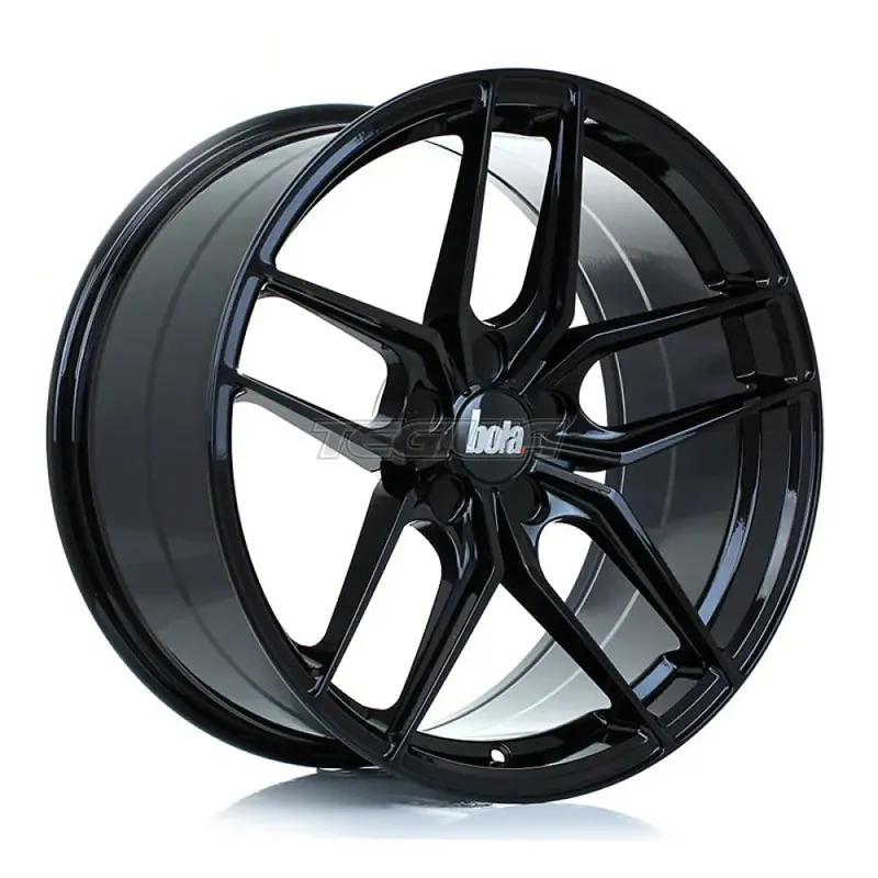 Best Price BOLA B11 Alloy Wheel 19x9.5 5x114 ET25 To 45 72.6mm CB Gloss Black