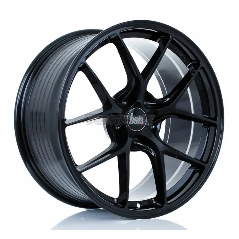 BOLA FLE Alloy Wheel 18x9 5x114 ET35 To 50 72.5mm CB Gloss Black Last Chance