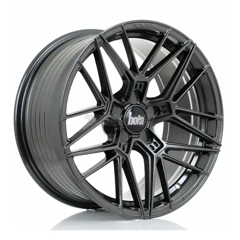 BOLA FLZ Alloy Wheel 18x9 5x115 ET25 To 50 72.5mm CB Gloss Gunmetal Next Day Delivery